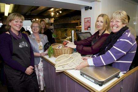 Official reopening of the Cobham Community Store, The Street, Cobham.
