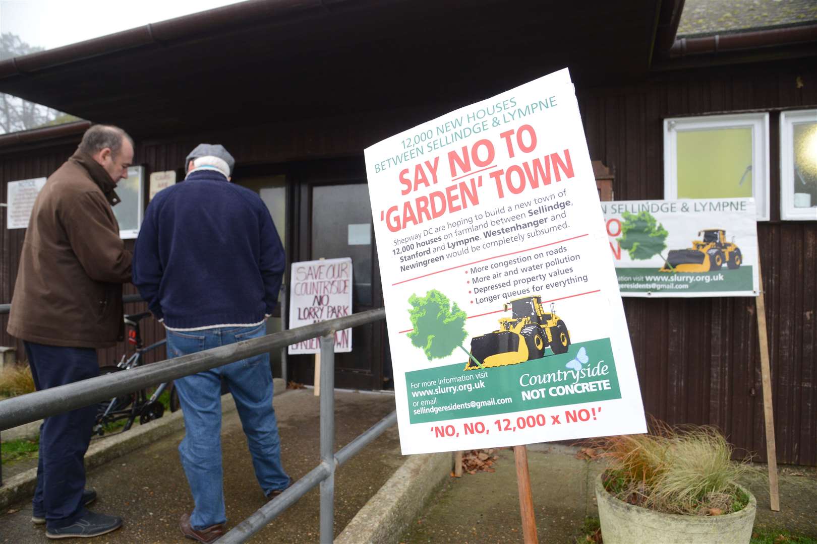 There was previously a consultation on Otterpool housing development Lympne Village Hall Picture: Gary Browne