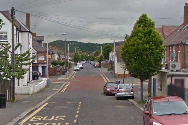 Joyes Road in Folkestone where the alleged assault took place. Picture: Google
