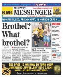 Medway Messenger front page, Monday, July 27