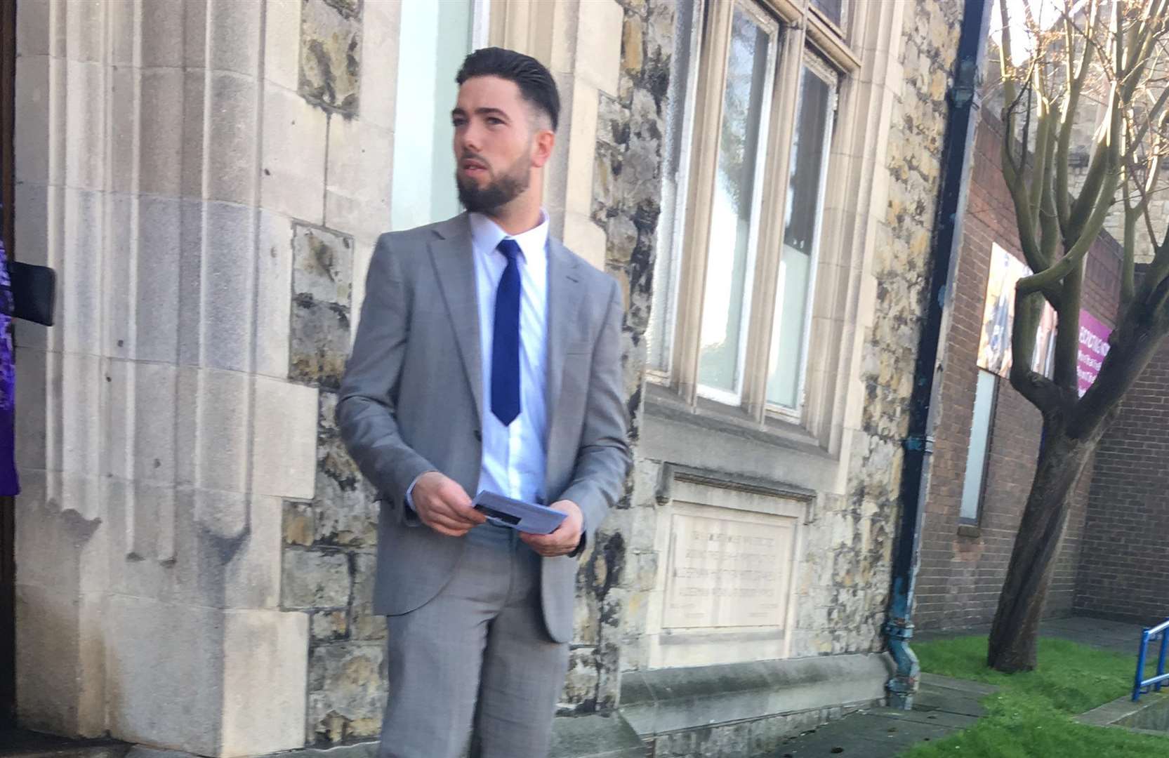 Thomas Parnell slapped a police officer outside Bar Chocolate in Maidstone (7210674)