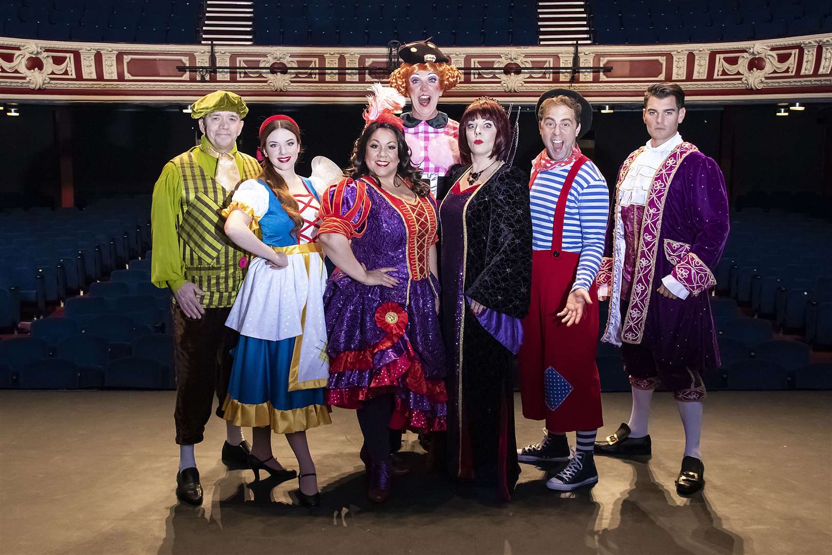 The cast of Beauty and the Beast at The Central Theatre Photo: Origin8Photography