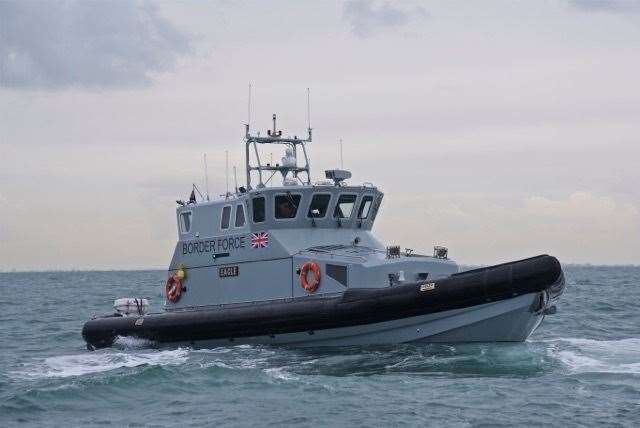 A Border Force vessel. Pitcure: Craig Brown