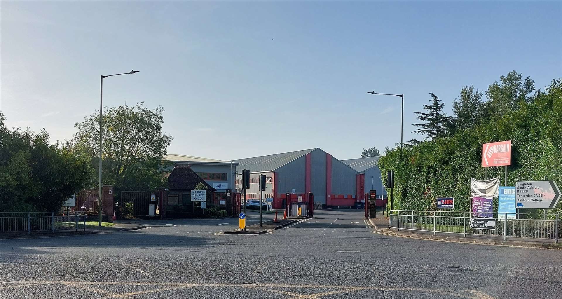 The Beaver Industrial Estate is along Beaver Road and Norman Road