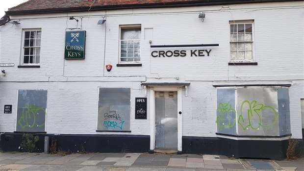 The Cross Keys in Canterbury photographed earlier this year