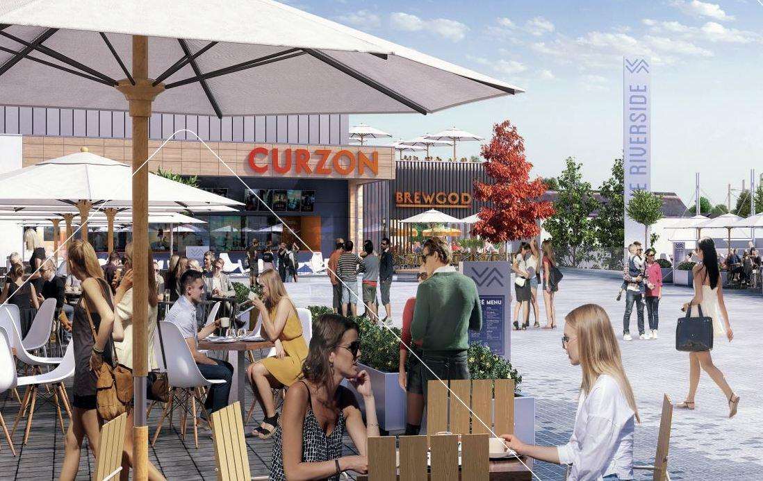 Curzon has been named as the operator of the planned five-screen cinema at the Riverside development. Picture: Linkcity