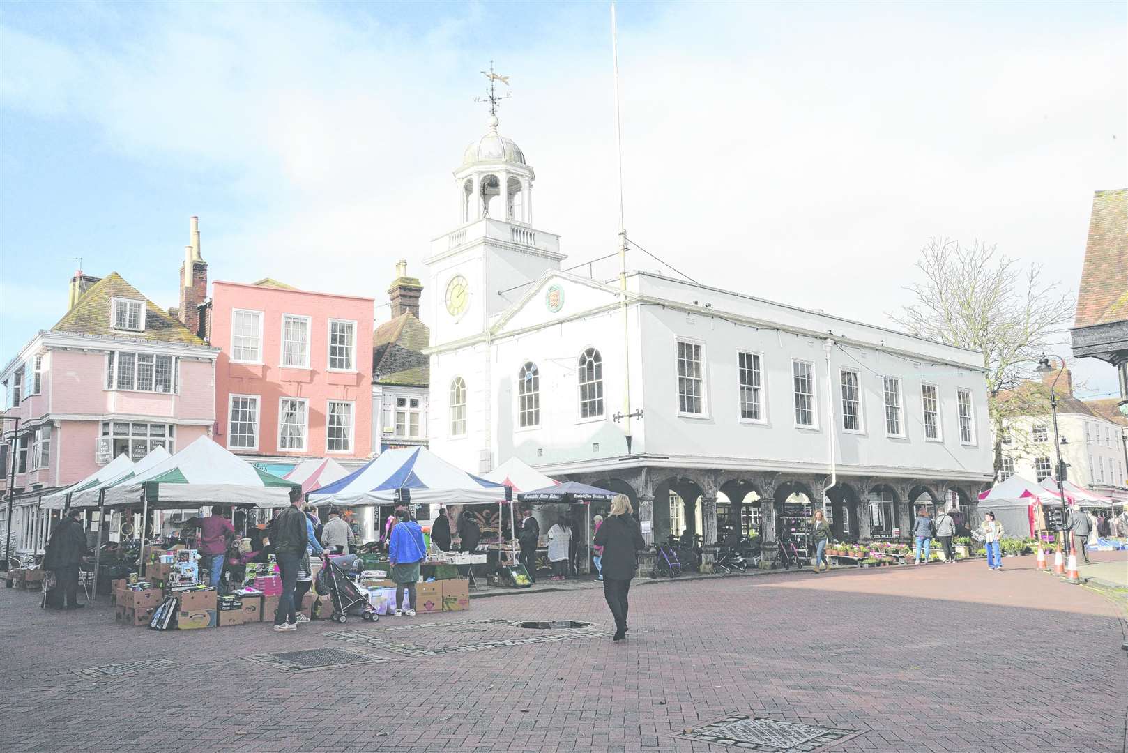 Market Place and The Guildhall, Faversham. Picture: Chris Davey