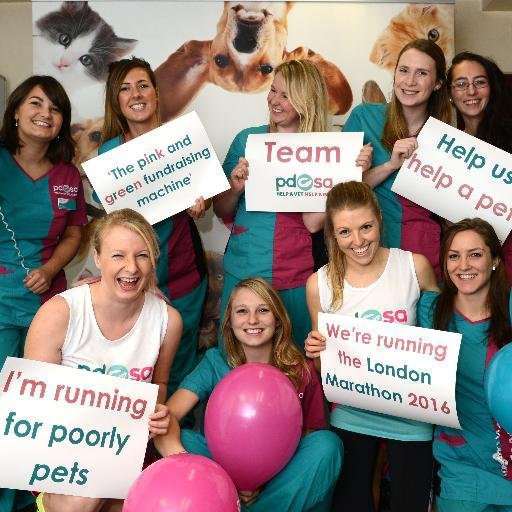 A group of nine girls are taking on a series of challenges in a bid to raise £5000 for the PDSA charity