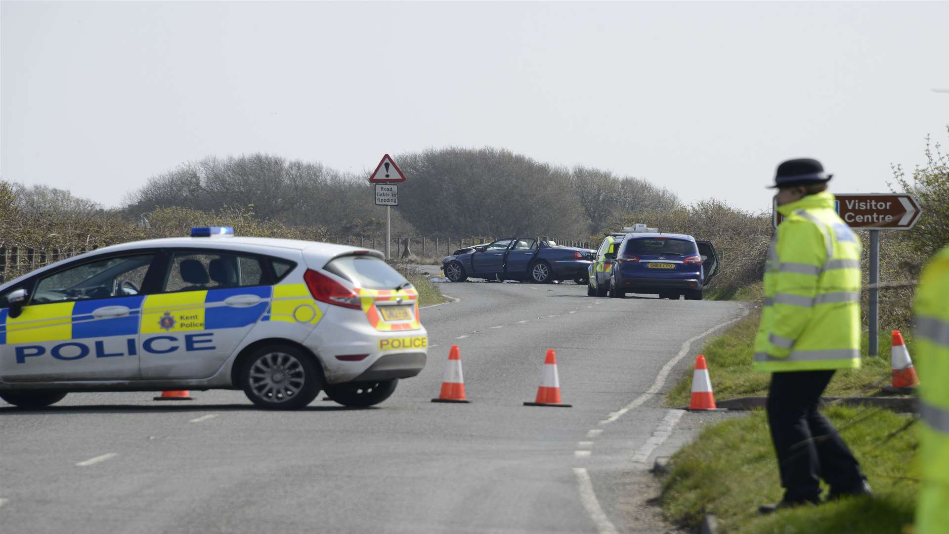 Police closed the road to carry out an investigation. Picture: Paul Amos
