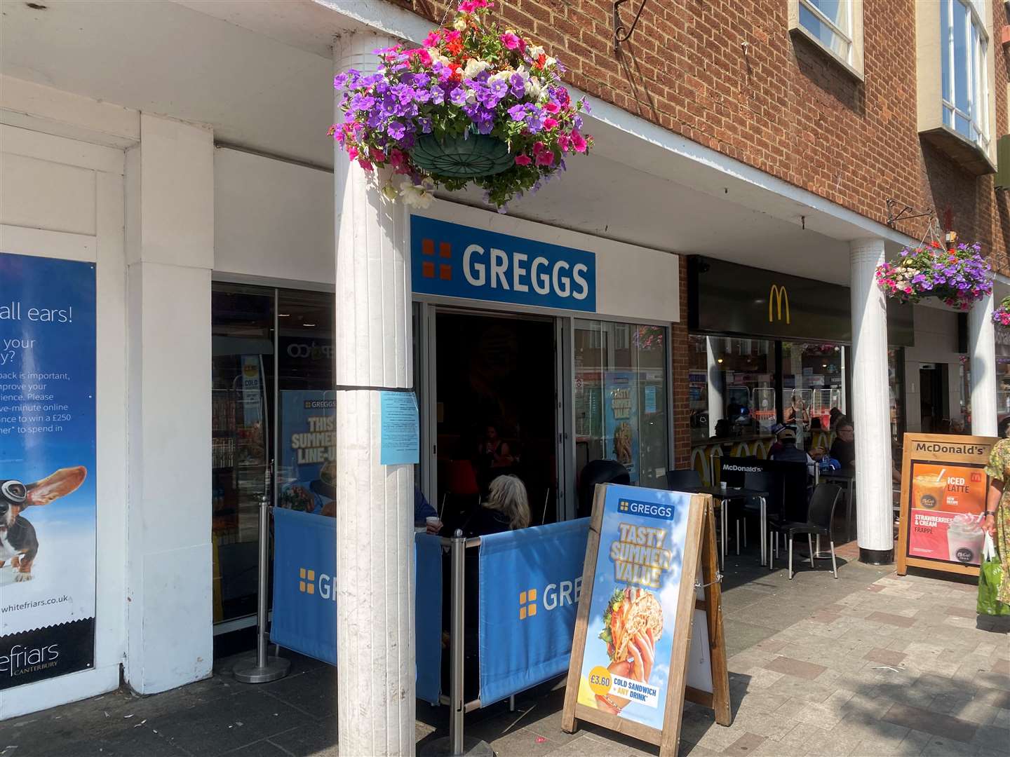 The Greggs in St George’s Street, Canterbury