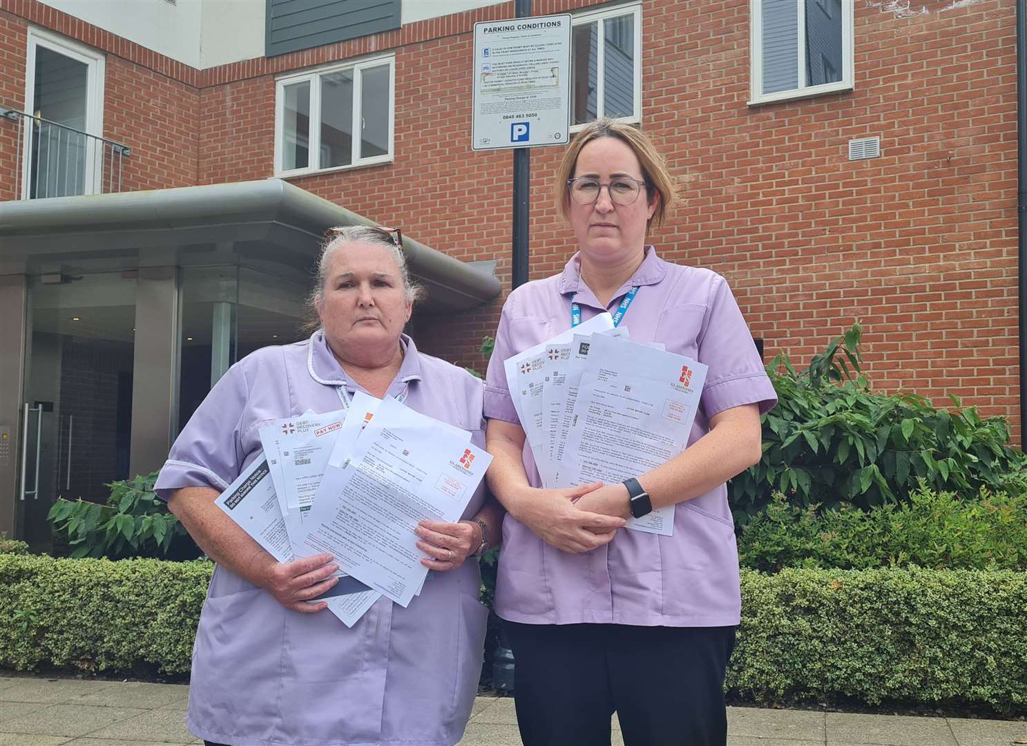 Linda Somboongedd and Stacey Batton continue to be hounded over the parking fines