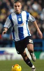 CALF PROBLEM: Madjid Bougherra in his days at Wednesday. Picture courtesy SHEFFIELD NEWSPAPERS LTD