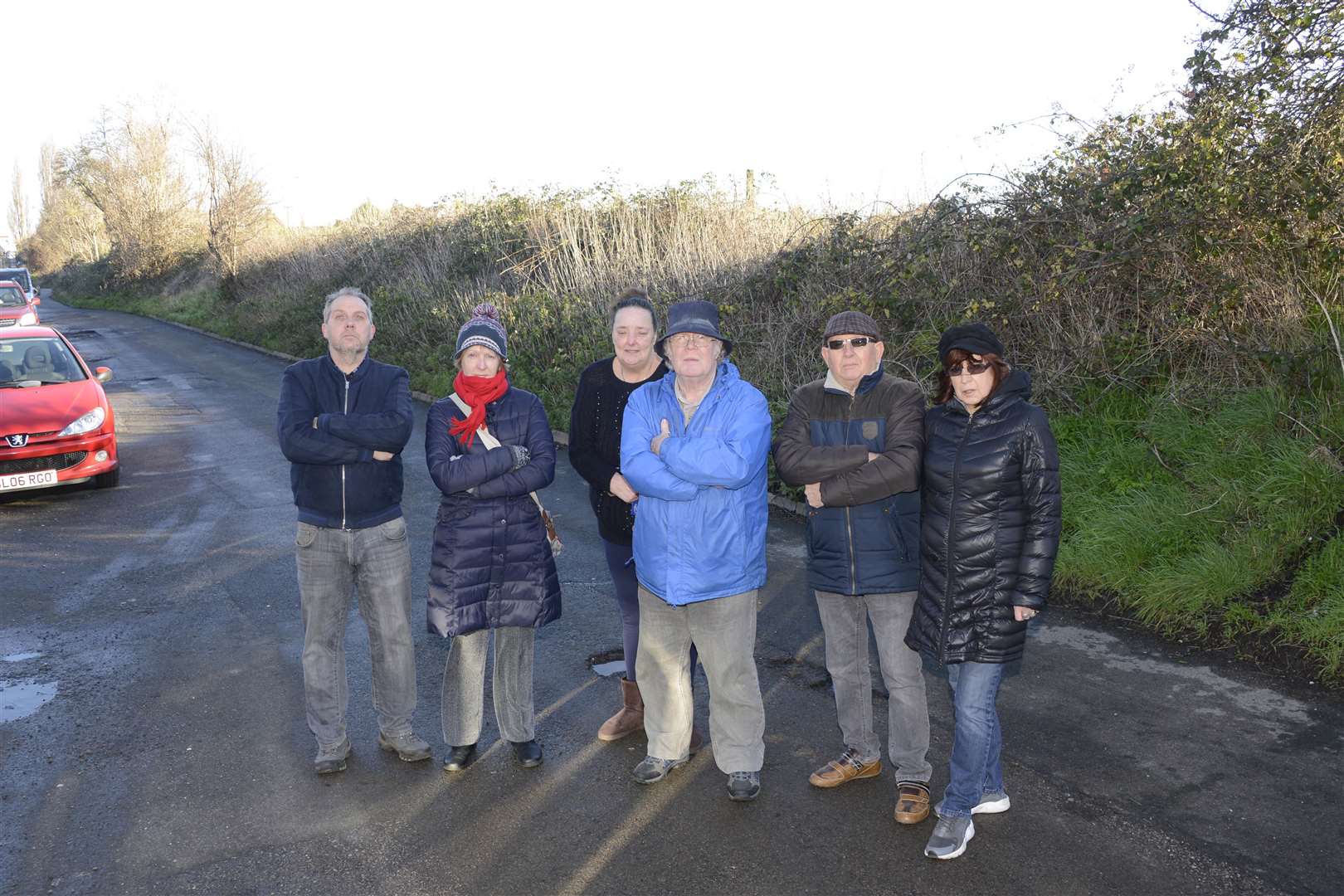Residents are furious at an application to build 180 homes in Faversham. Picture: Paul Amos