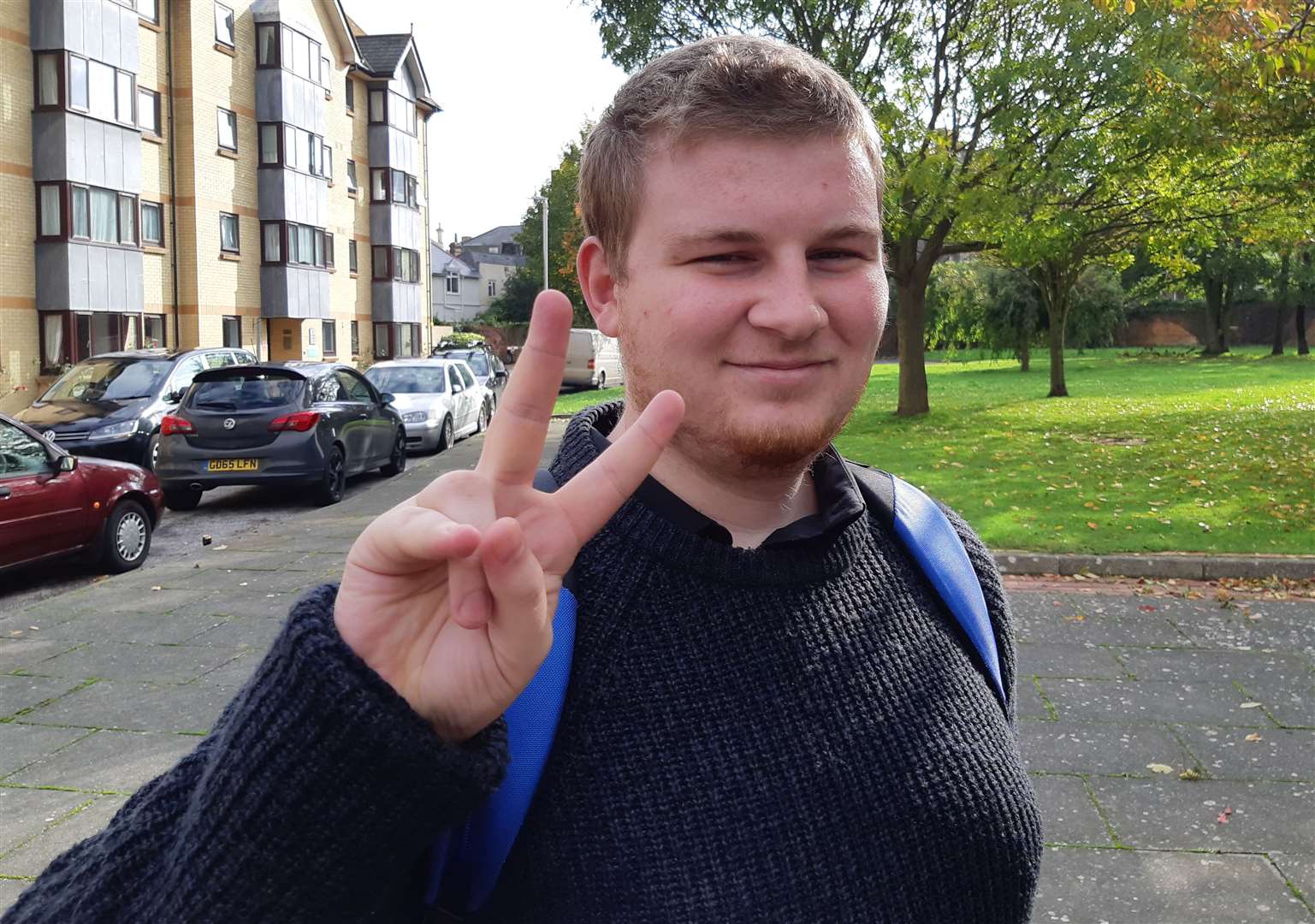 Luke Mallett is charged with a public order offence following the Extinction Rebellion protest at Dover docks