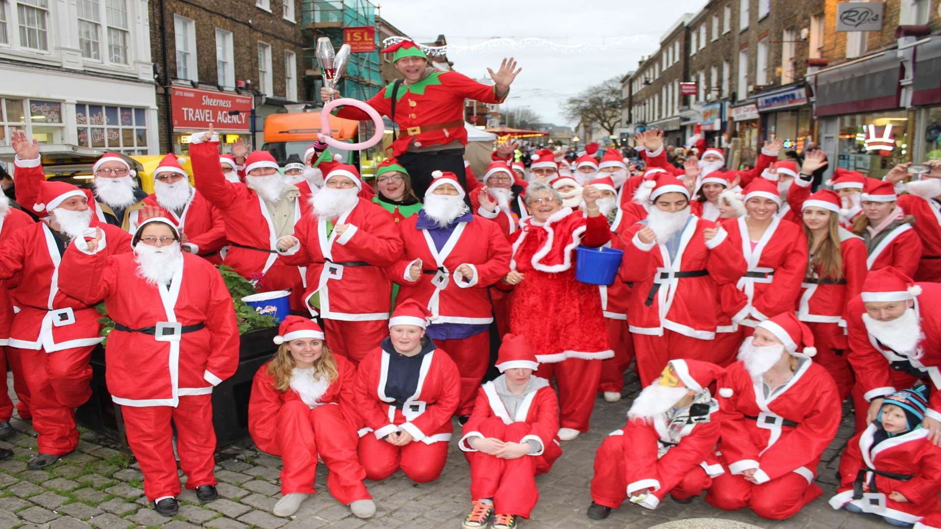 Applications needed for Sheppey's third Santa Saunter at Sheerness on Saturday December 2