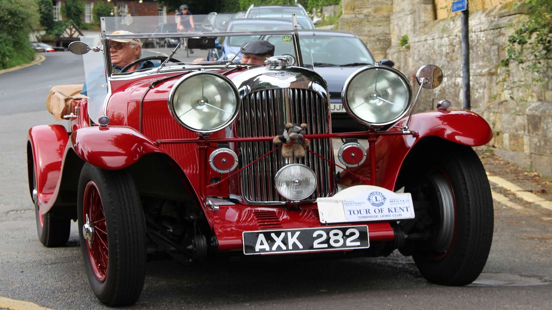 A 1933 Lagonda 1680 T7 taking part in last year's rally