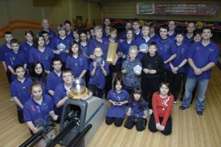 Tenpin bowlers from Whitstable won 33 medals between them at the South of England Junior Open