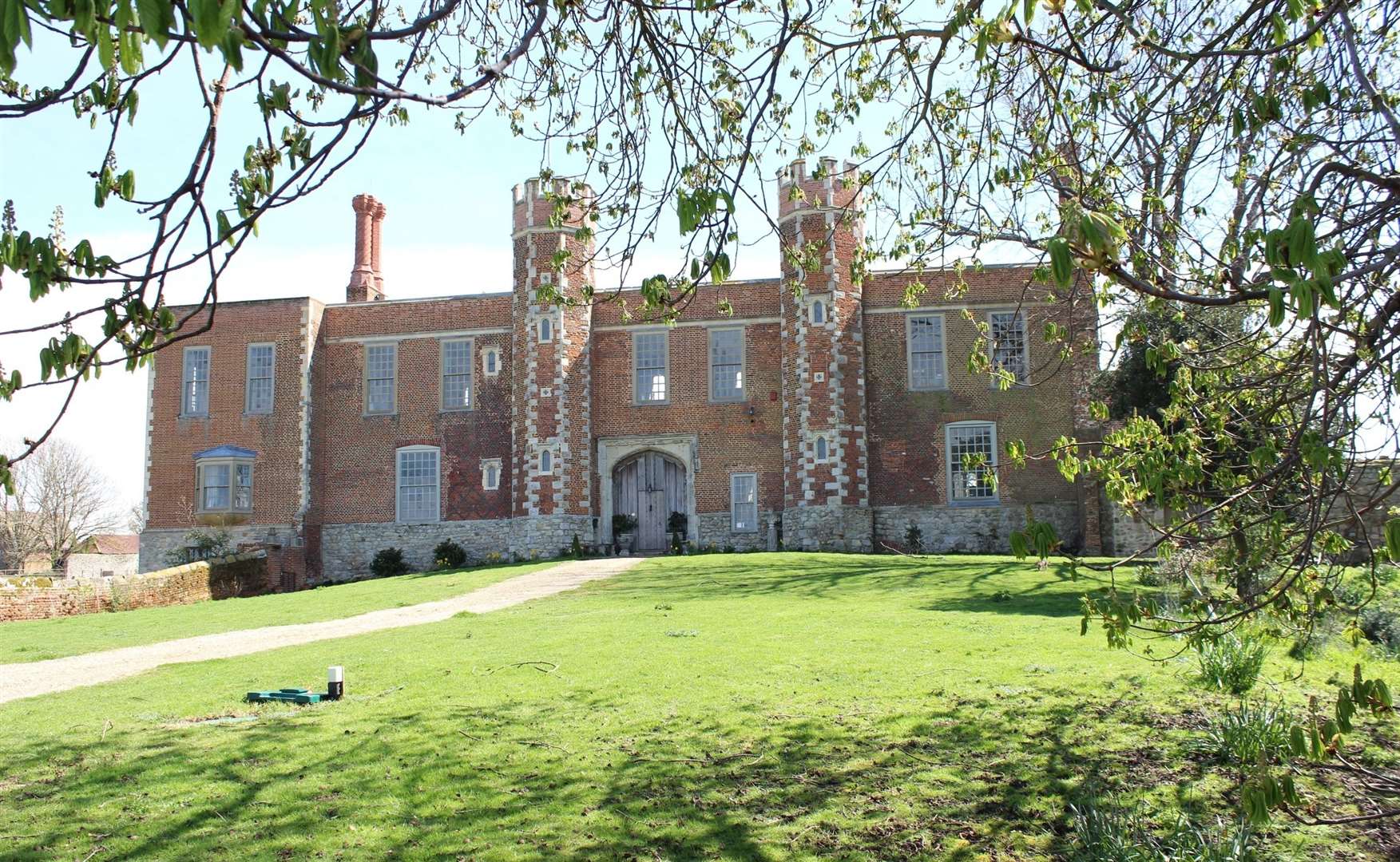 Tudor manor Shurland Hall at Eastchurch
