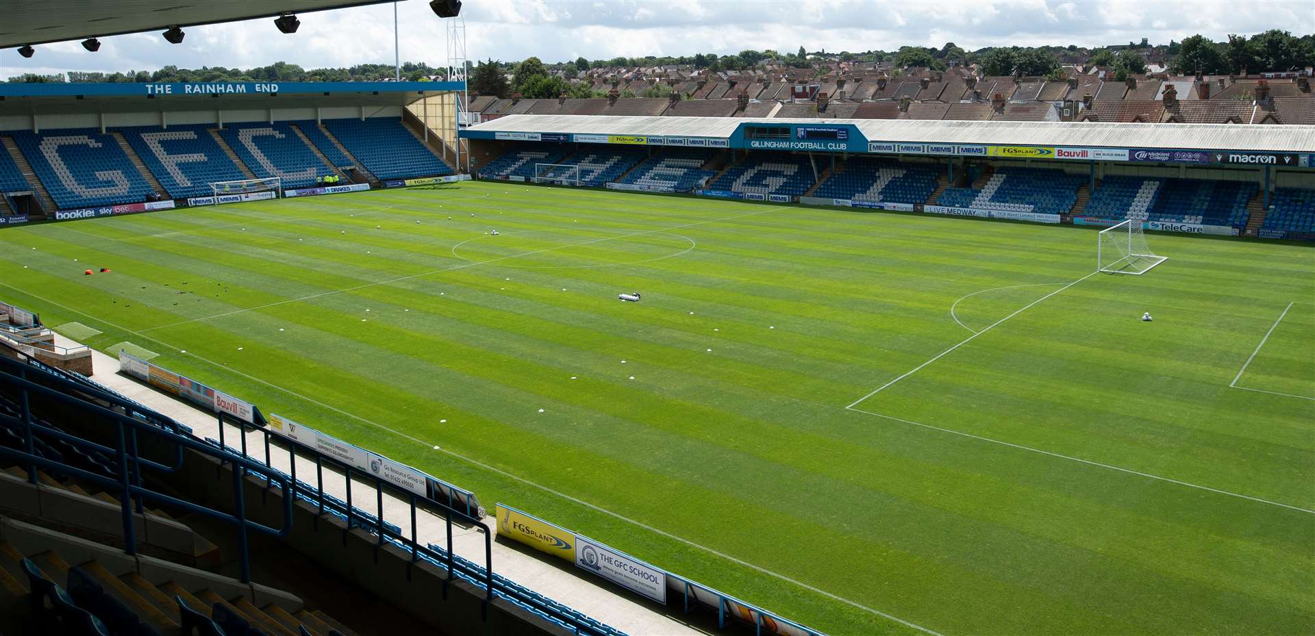 Priestfield isn't due to see any action until April 4 at the earliest Picture: Ady Kerry