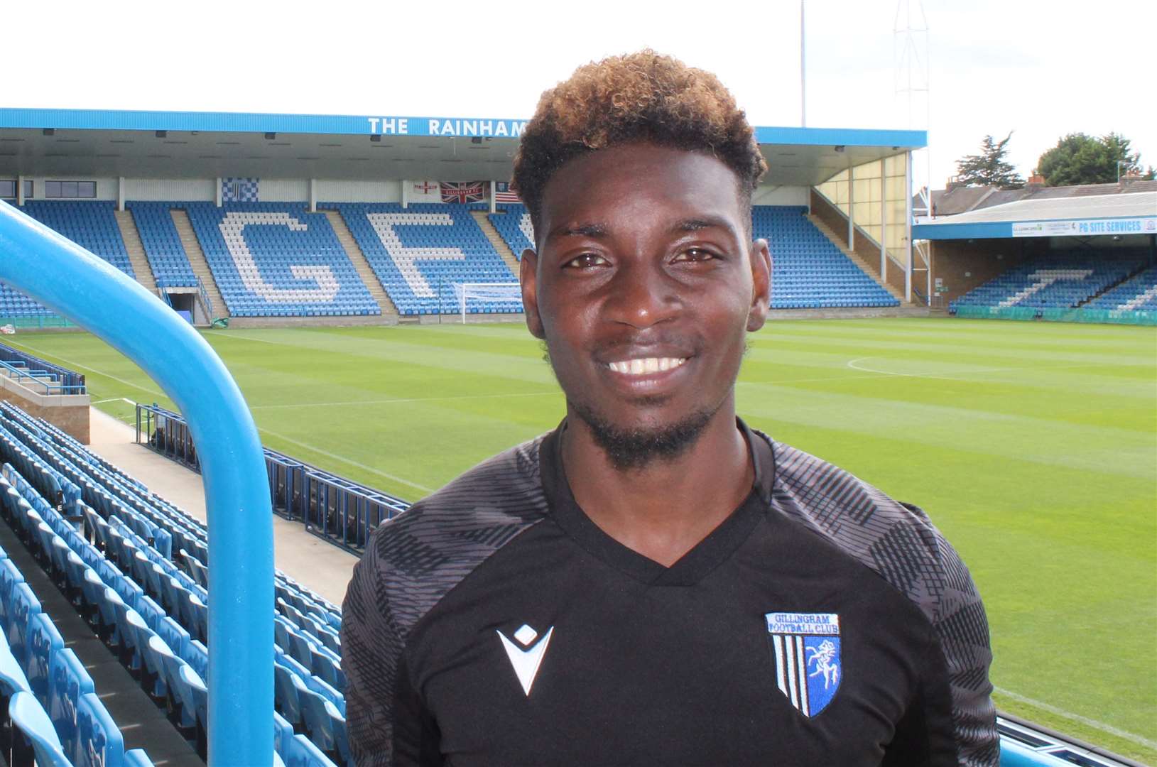 Jermaine McGlashan is at Gillingham as part of the Premier League’s and PFA’s ‘Professional Player to Coach’ scheme.Picture: GFC