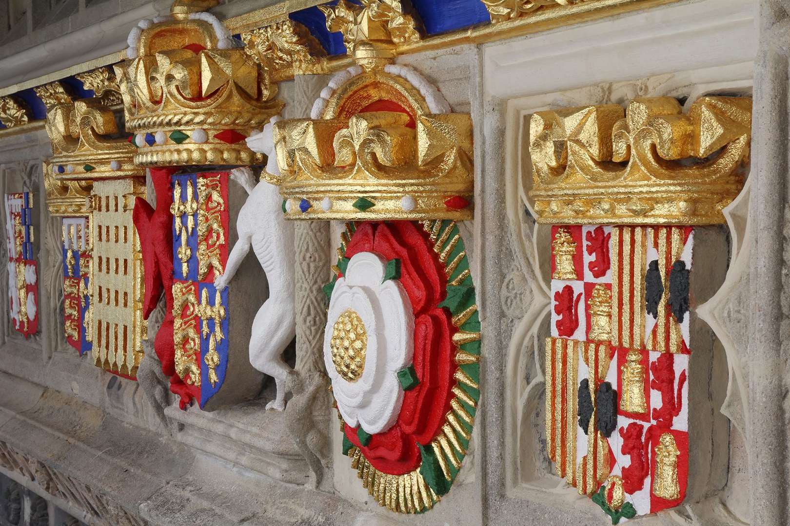 The colourful restoration of the Christ Church Gate