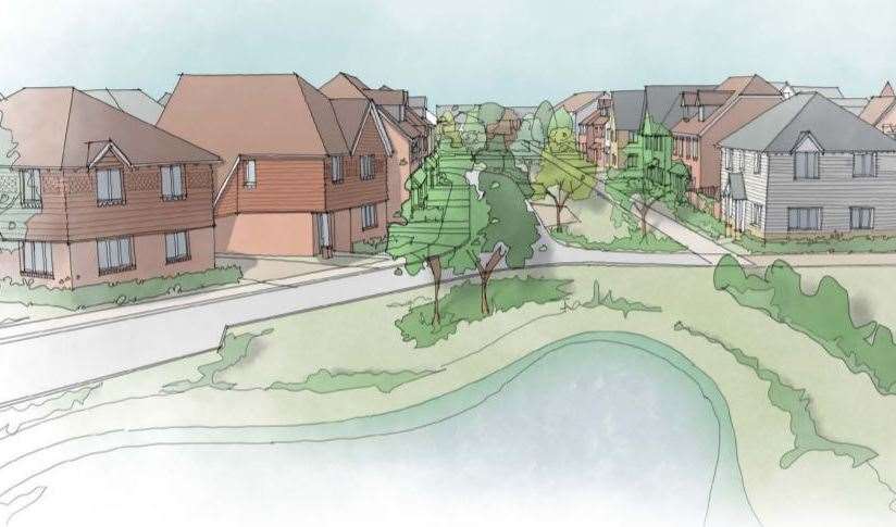 In all, 35% of the homes on the Lady Dane Farm plot in Faversham will be classed as affordable