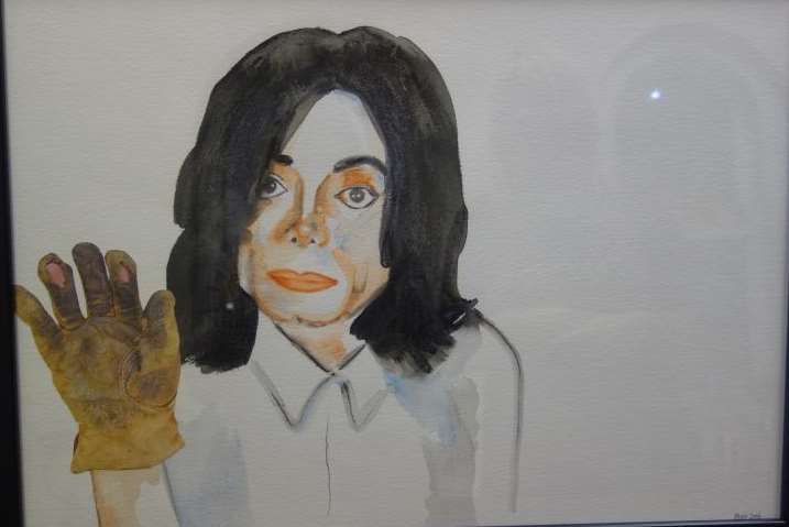 Michael Jackson features in one of Vic Reeves' works