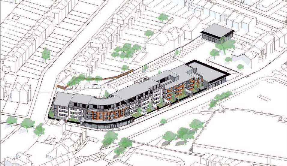 The Old Sorting Office development for 65 homes