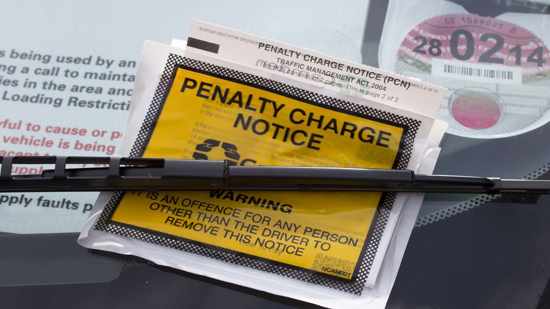 A parking ticket. Picture: Library image