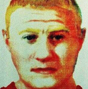 The Kent Police image of the man wanted in connection to the Chillenden murders