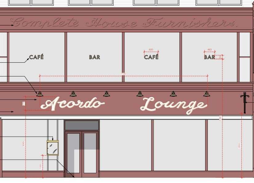 Artist’s impression of what Acordo Lounge will look like when it’s finished