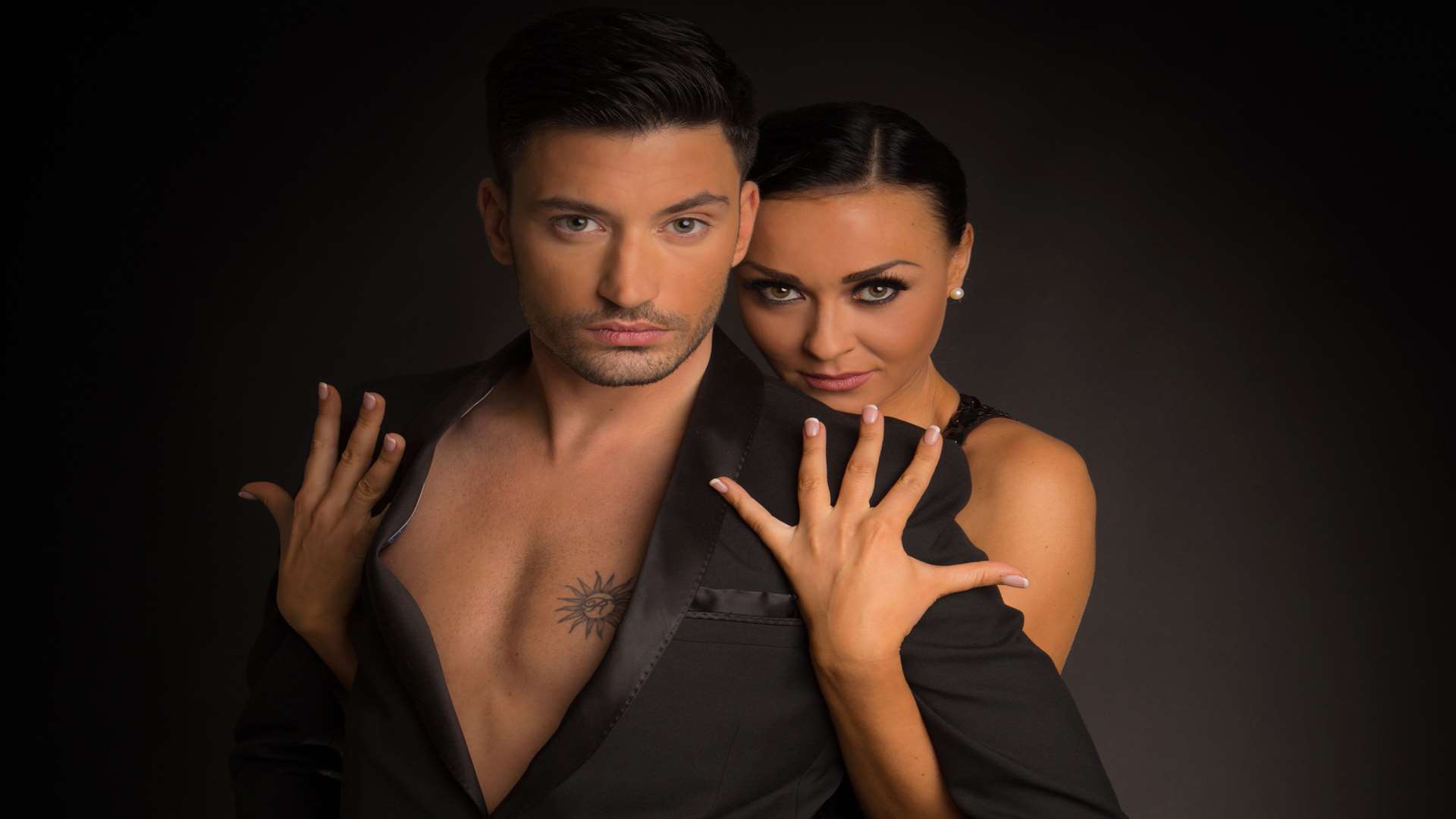 Giovanni Pernice with show co-star Luba Mushtuk. Picture: Paul Irving