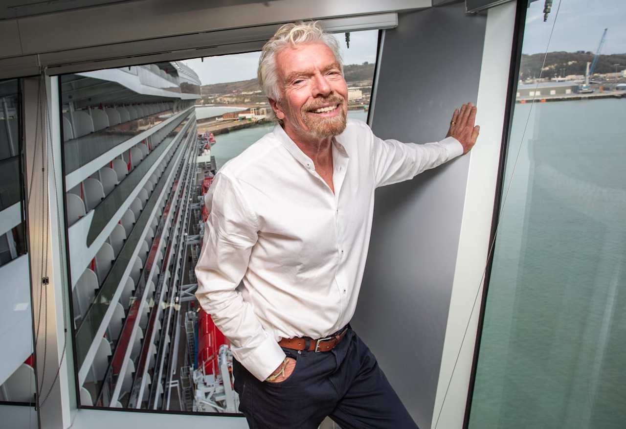 Richard Branson has proved a success with travel in the air and on the sea – could he be about to revive his rail ambitions? Picture: @richardbranson / Twitter