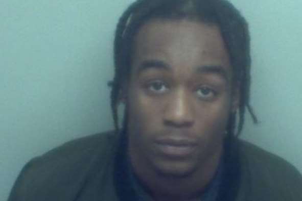 Andre Watson, 20, formerly of Wood Green, London jailed for three years and nine months. Picture: Kent Police