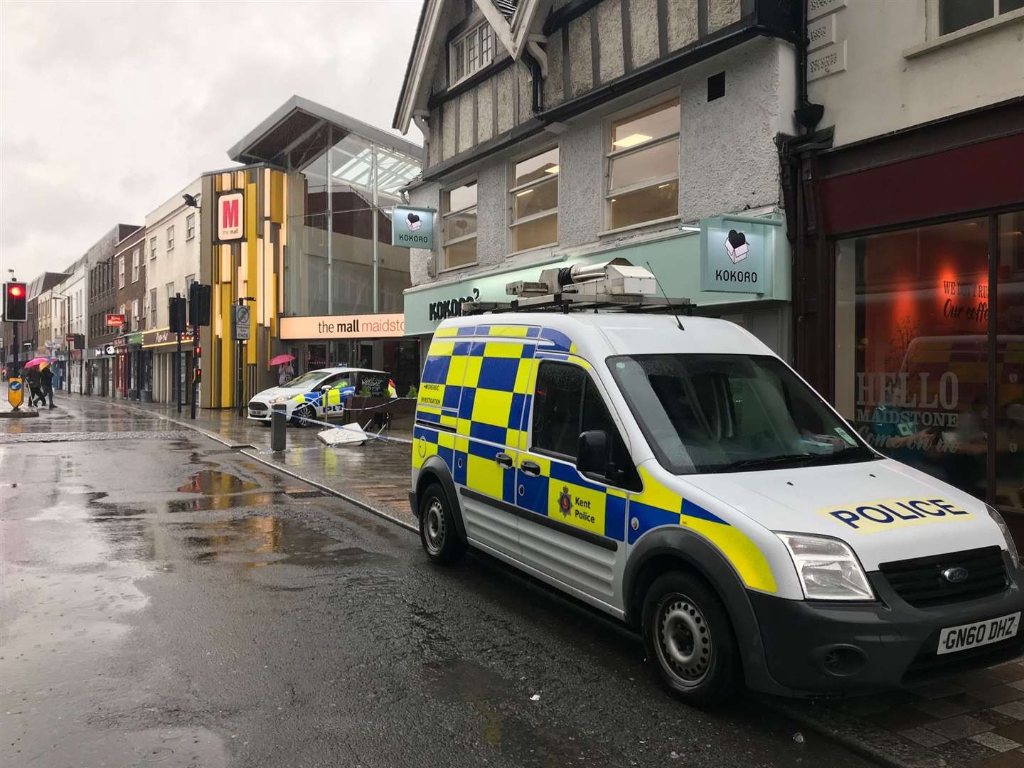 Police cordoned off the entrance to Dusk 2 Dawn in Maidstone following an attack last September