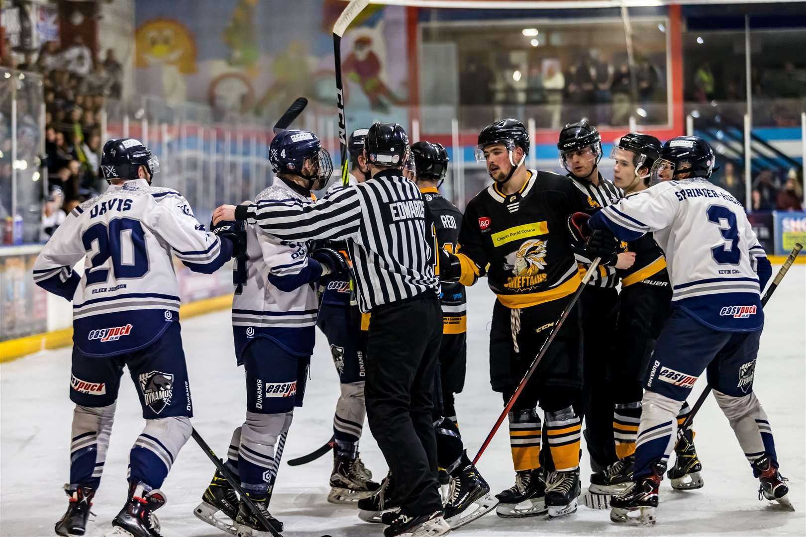 Invicta Dynamos against Chelmsford Chieftains in the play-off quarter-final second-leg Picture: David Trevallion