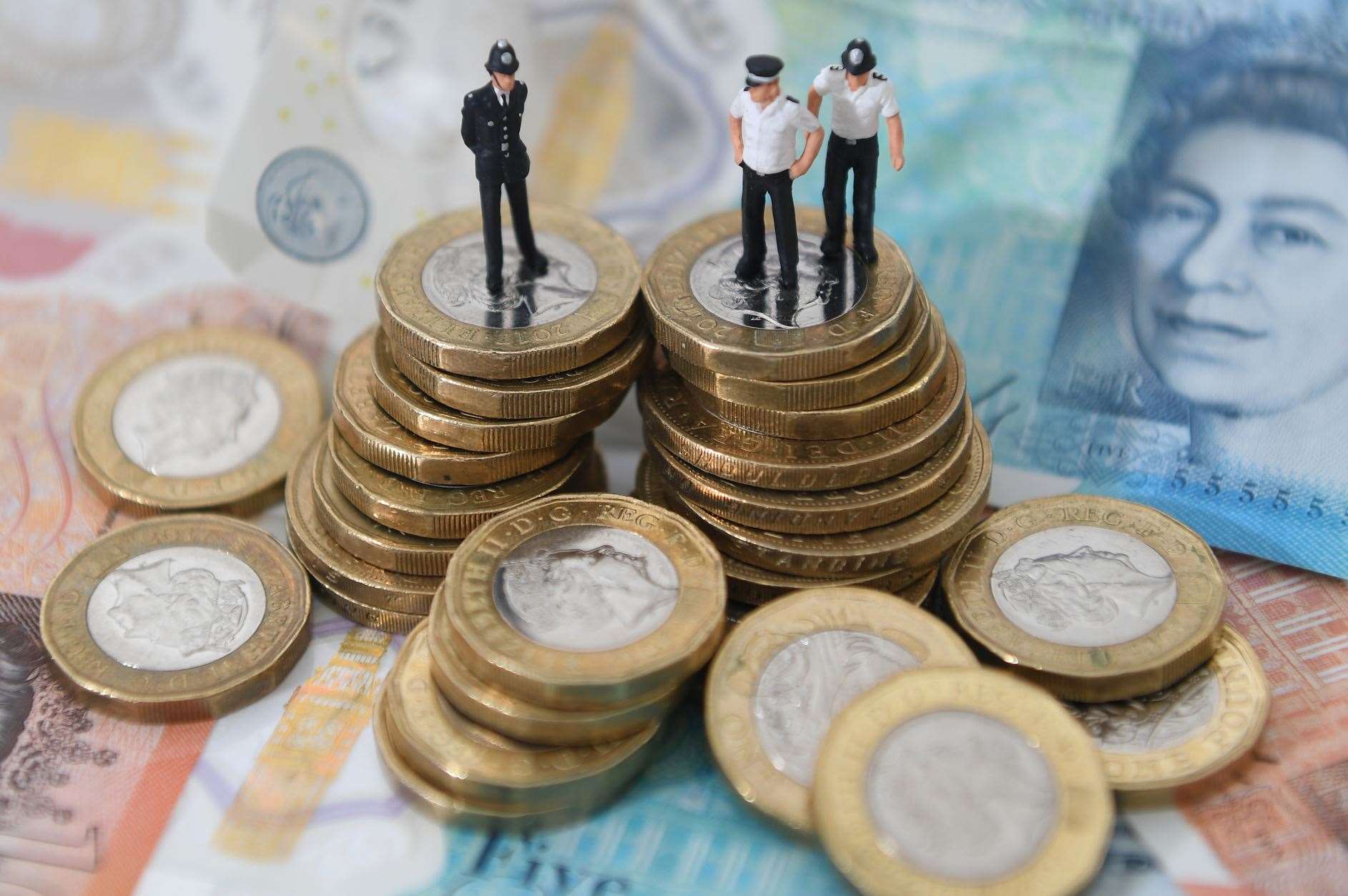 Police in Kent recovered millions of pounds from criminals last year. Stock image