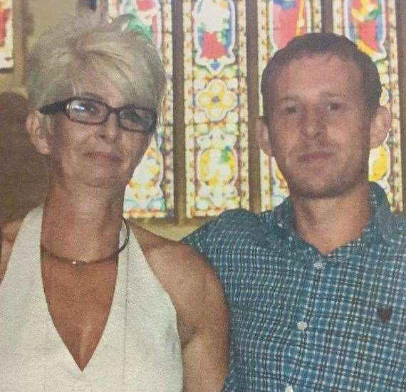 Annette Behan and her son Michael Hardy, pictured about six years ago. Picture: Annette Behan