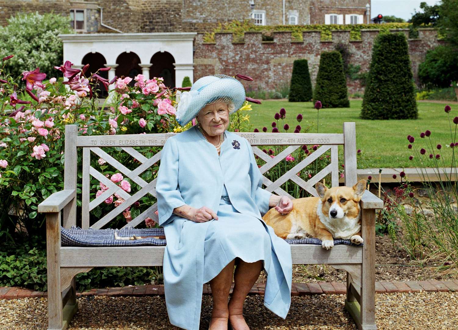 The Queen Mother at Walmer Castle in Deal. Picture: English Heritage