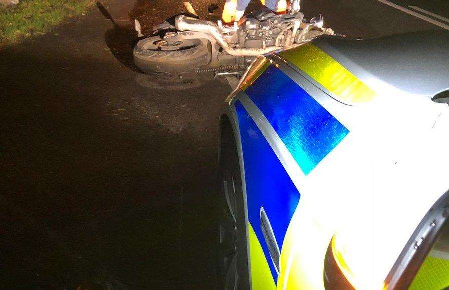 Two people riding a bike made off from the scene, picture @kentpoliceroads (5145315)