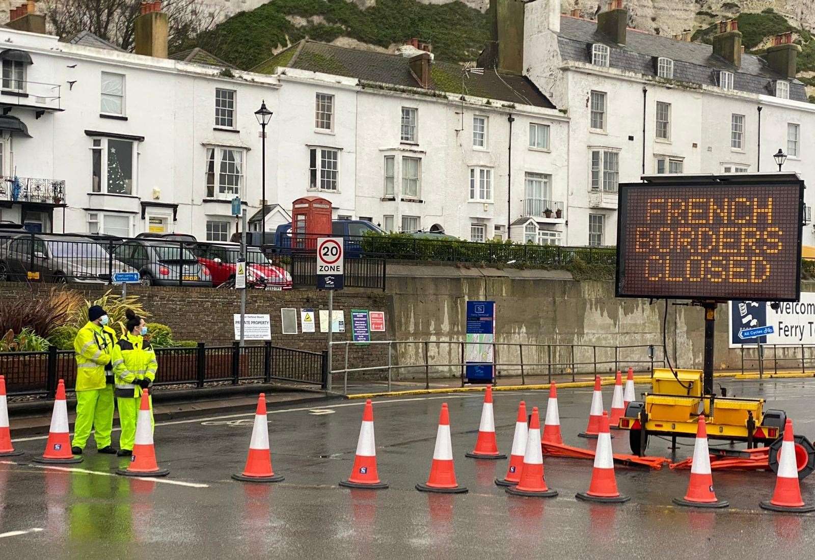 The entrance to the Port of Dover Picture: Barry Goodwin