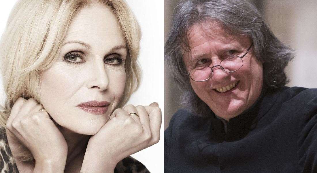 Joanna Lumley and her husband Stephen Barlow will be in conversation in Canterbury ahead of the festival. Picture: Canterbury Festival