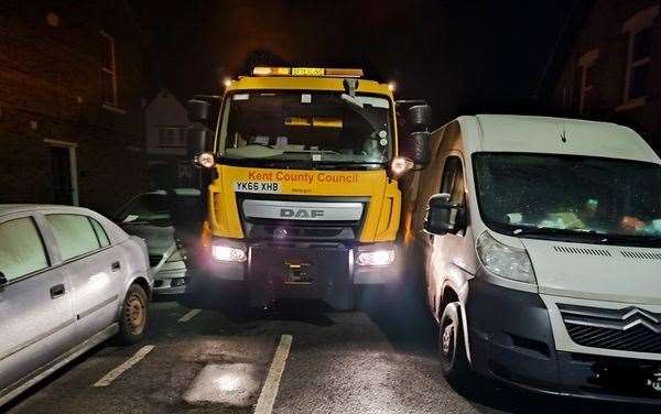 Picture from the Gritting Kent Facebook page.