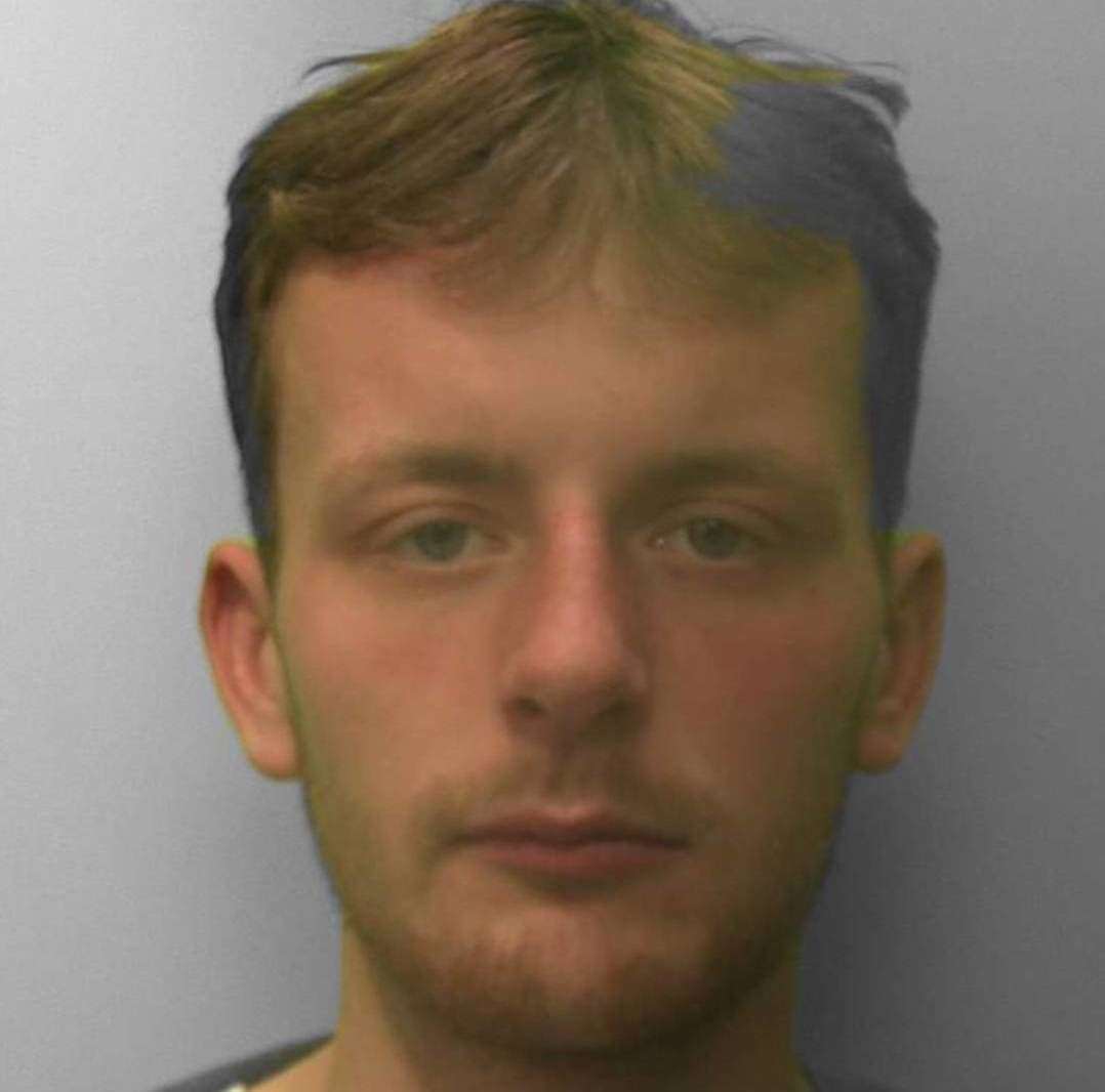 Hythe man Jake Finn has been jailed for crimes in East Sussex. Photo: Sussex Police
