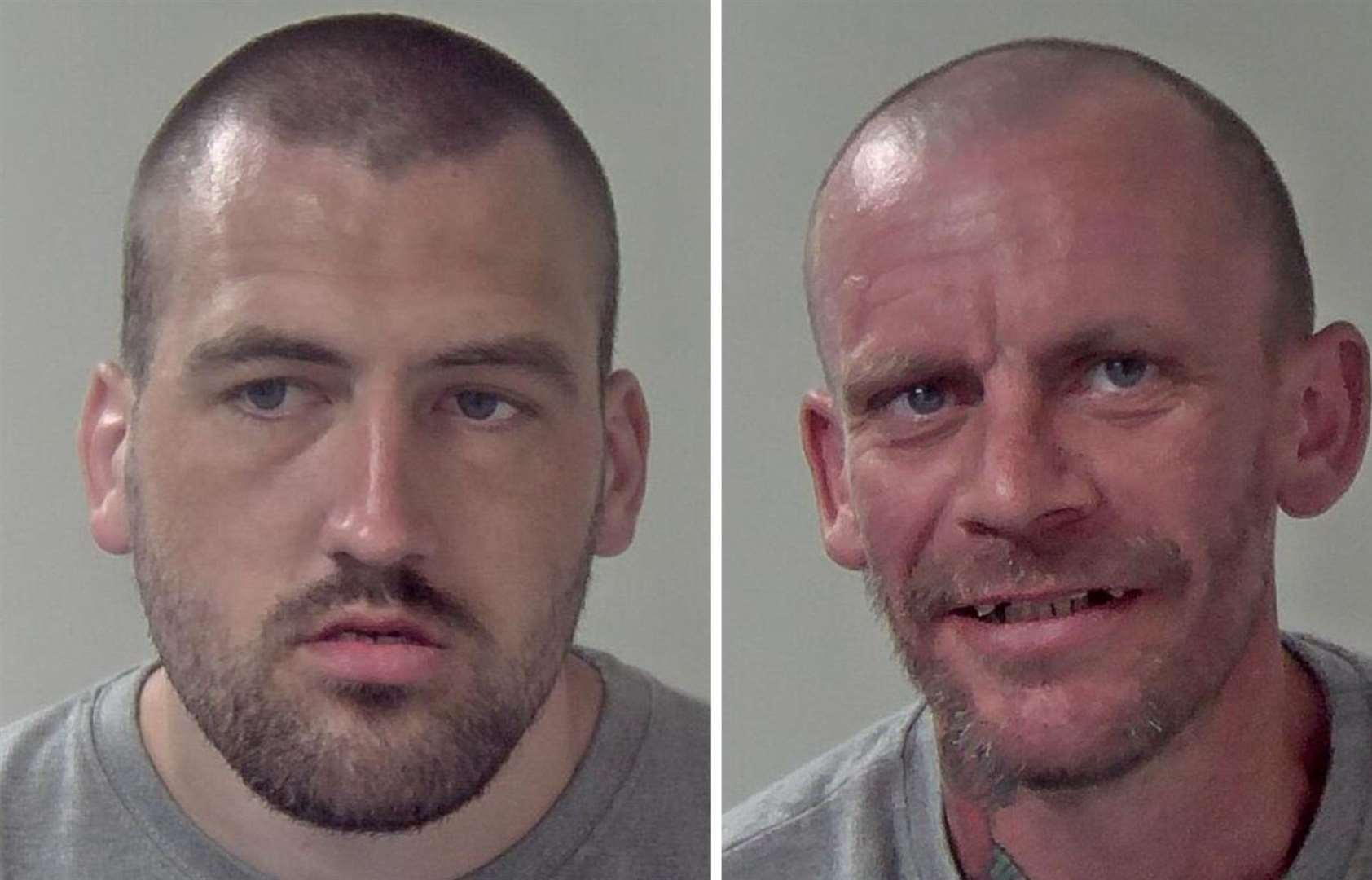 Craig Dunn and Richard Collins were jailed last month. Picture Kent Police