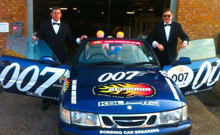 Nick Sketchley took part in the 2,000-mile Scumrun car challenge across Europe with his bother Rob