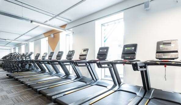 Treadmills in a typical PureGym. Picture: PureGym