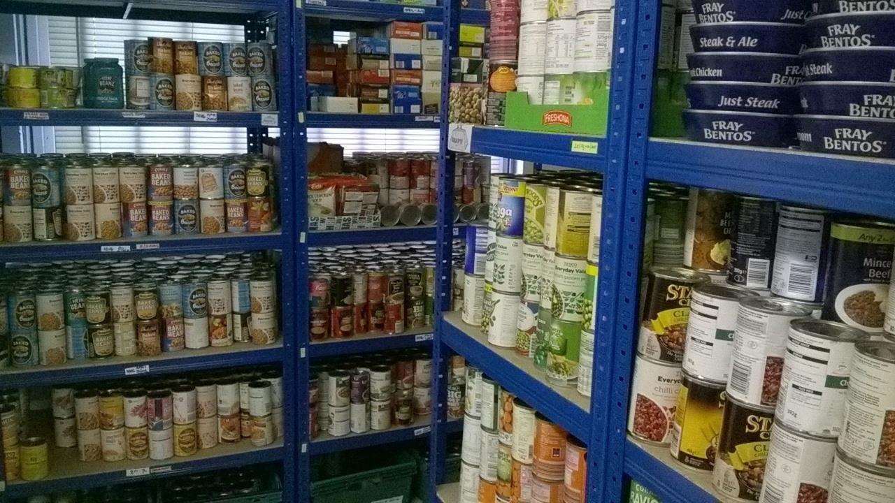 The Dover Foodbank warehouse in Whitfield. Picture: Dover Foodbank
