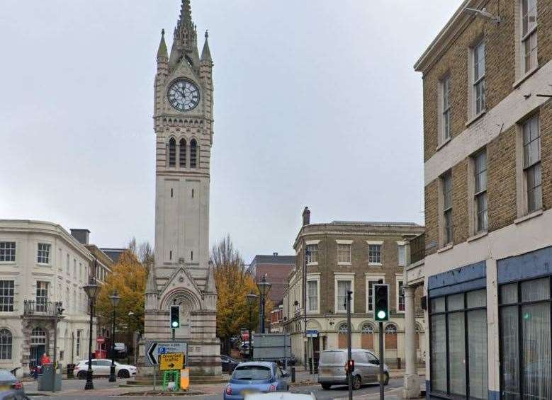 Police were called to Gravesend town centre, near Harmer Street. Photo: Google