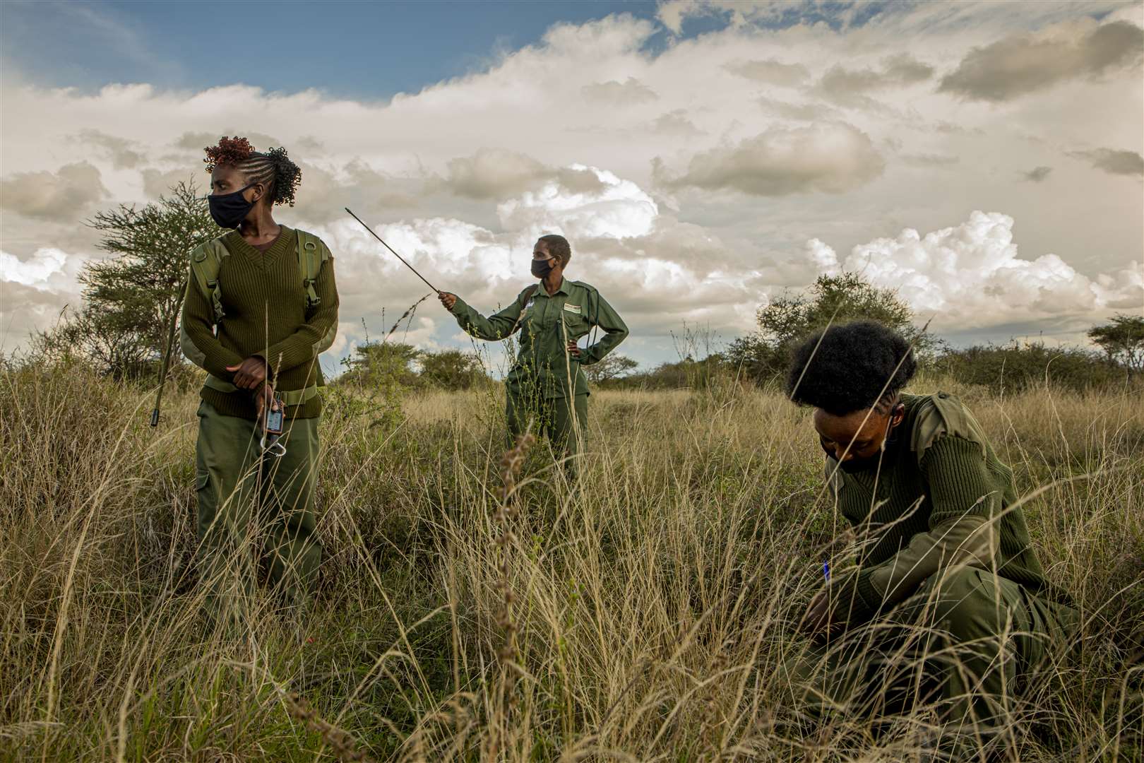 Community rangers on patrol in Kenya (IFAW/Will Swanson/PA)